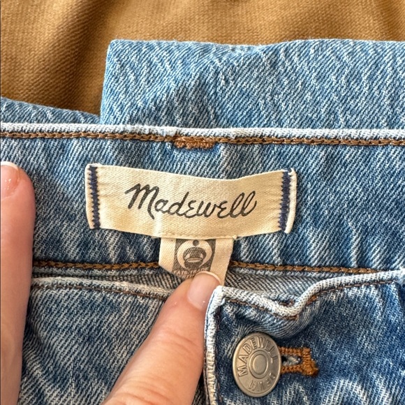 Madewell Wide Leg Classic Blue Women's Jeans - Picture 10 of 14